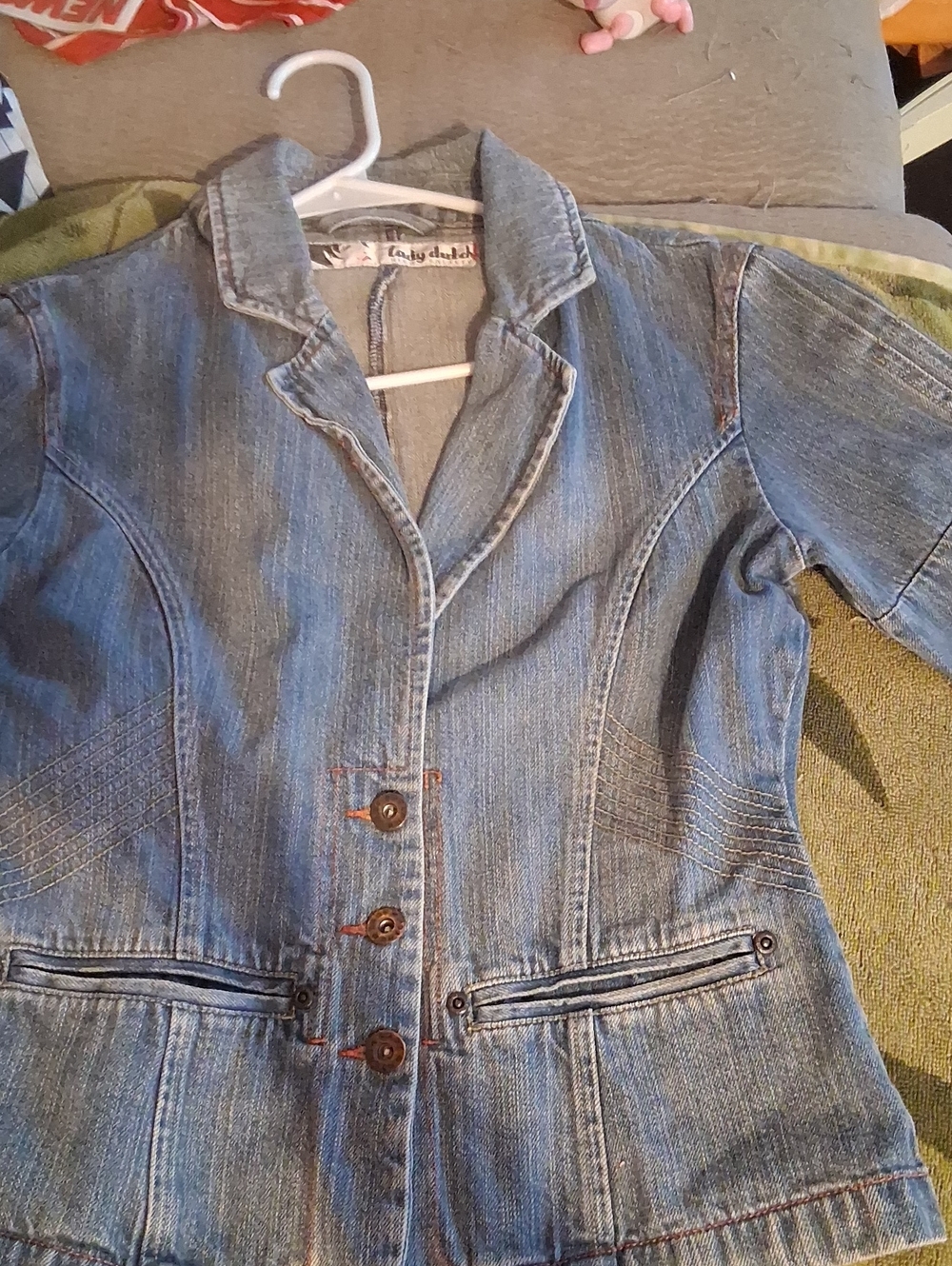 Lady Dutch, Vintage Women's Blazer Jacket - Blue